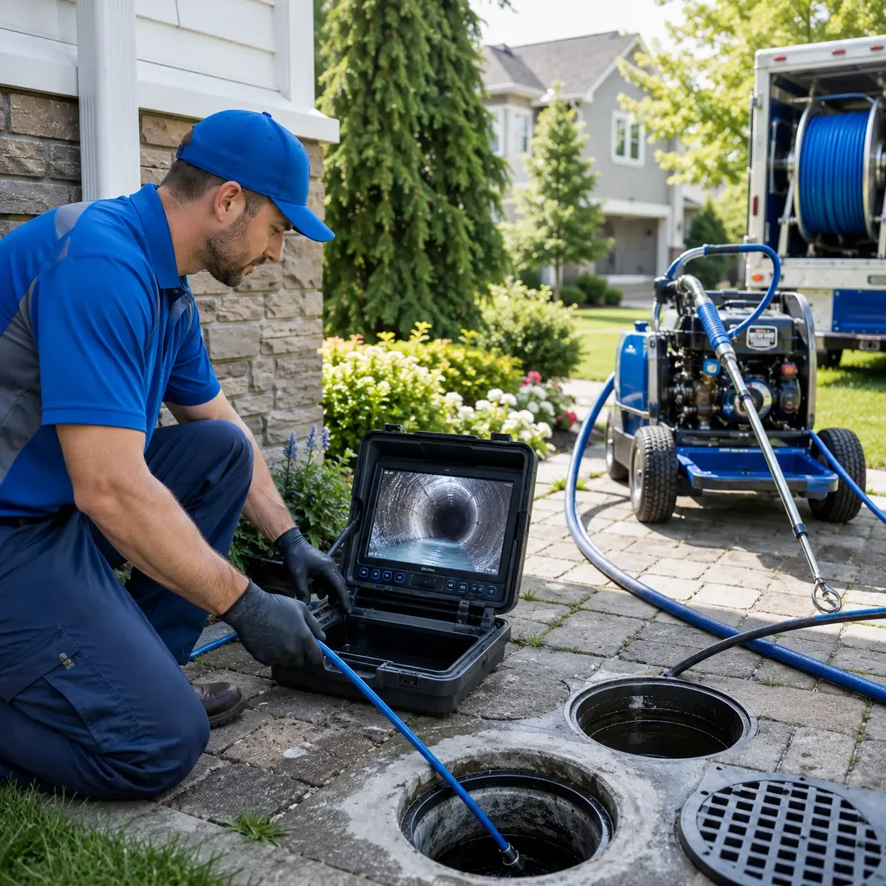 Outdoor drain cleaning professionals serving Adrian, PA